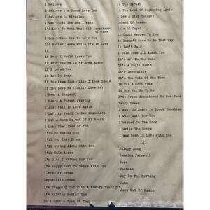 Vintage Album Collection of Songs Alphabetic (I-J) Titles 60+ Sheet Music Songs